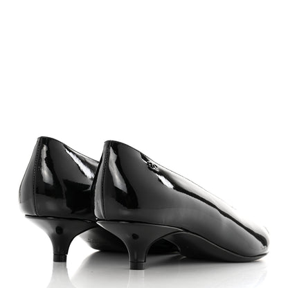 Chanel Patent Pumps 39.5 Black 4 of 9