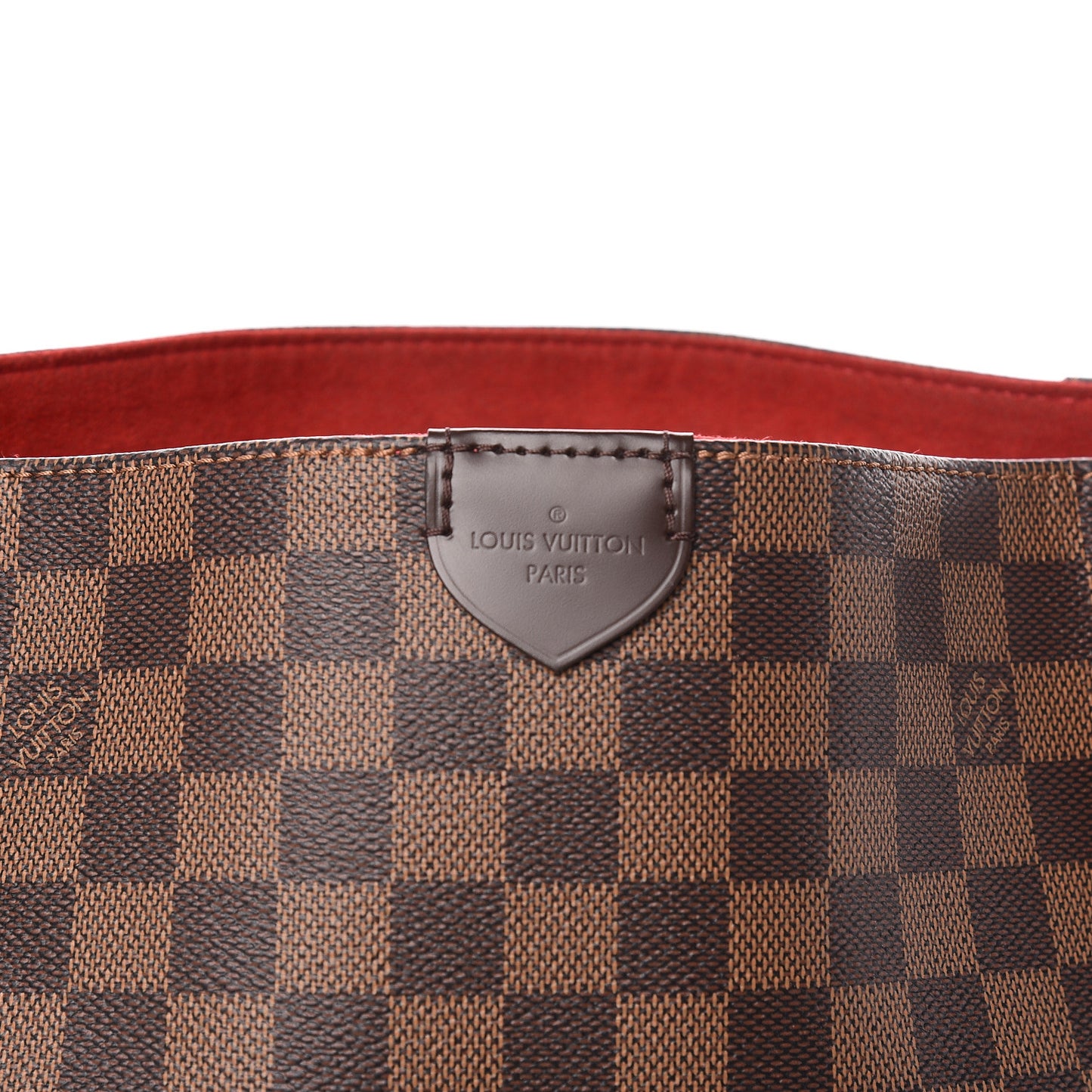Damier Ebene Caissa Hobo Cherry