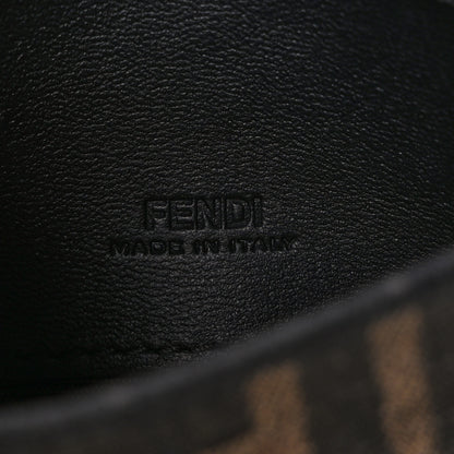 Fendi Fabric Jacquard FF 1974 Nano Baguette Charm Tobacco Moro Black 6 of 9