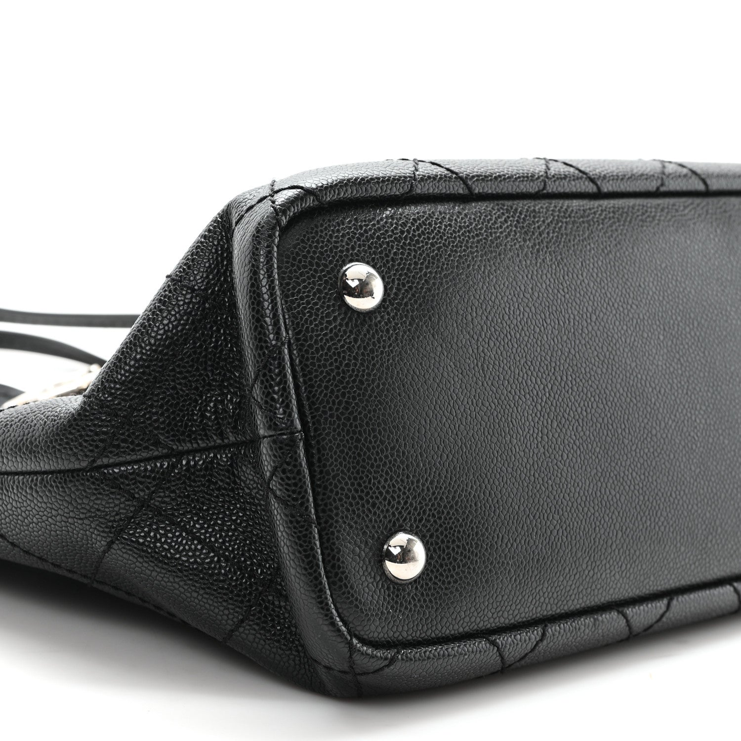 Chanel Grained Calfskin Shopping Fever Tote Black 10 of 11