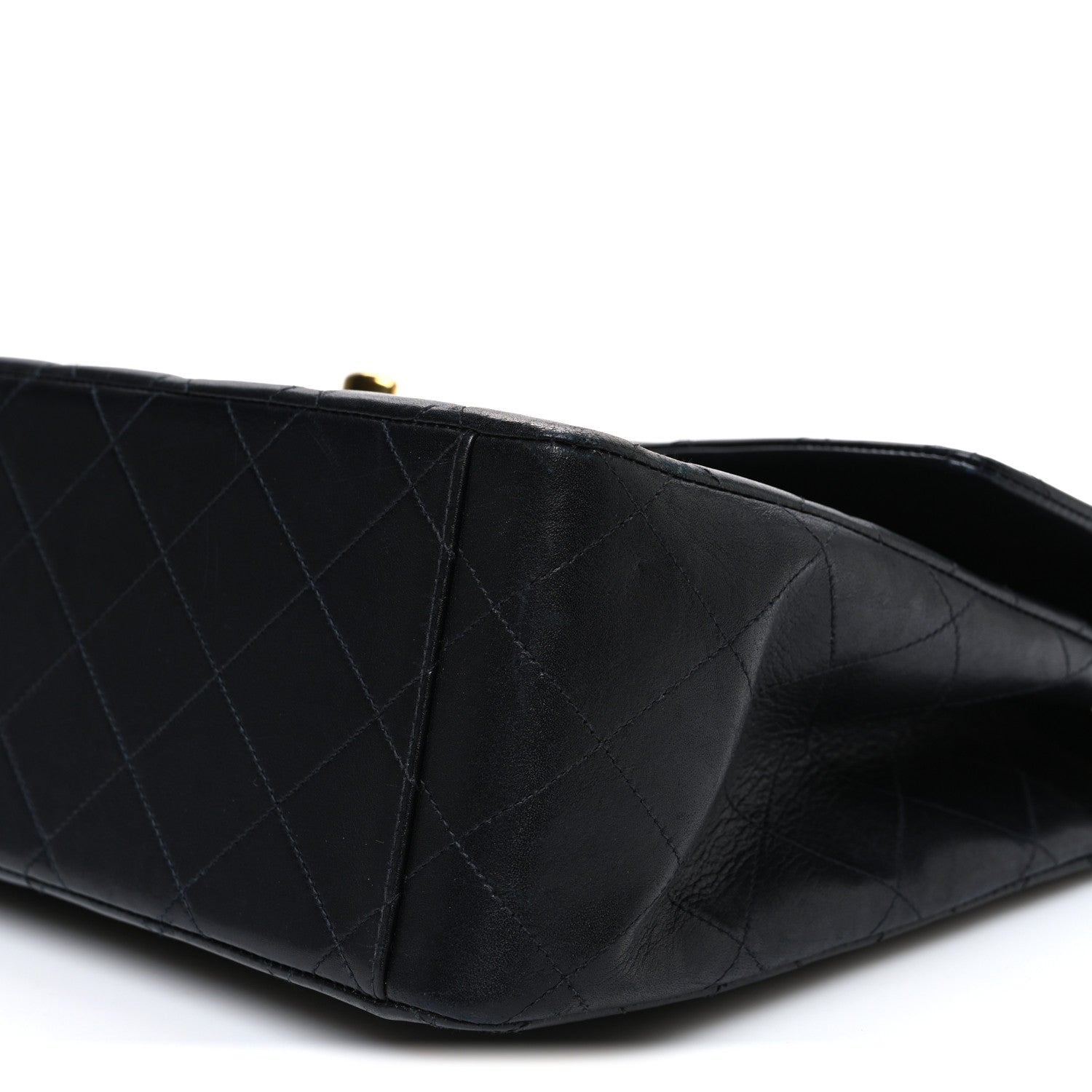 Chanel Lambskin Quilted XL Jumbo Single Flap Black 20 of 23