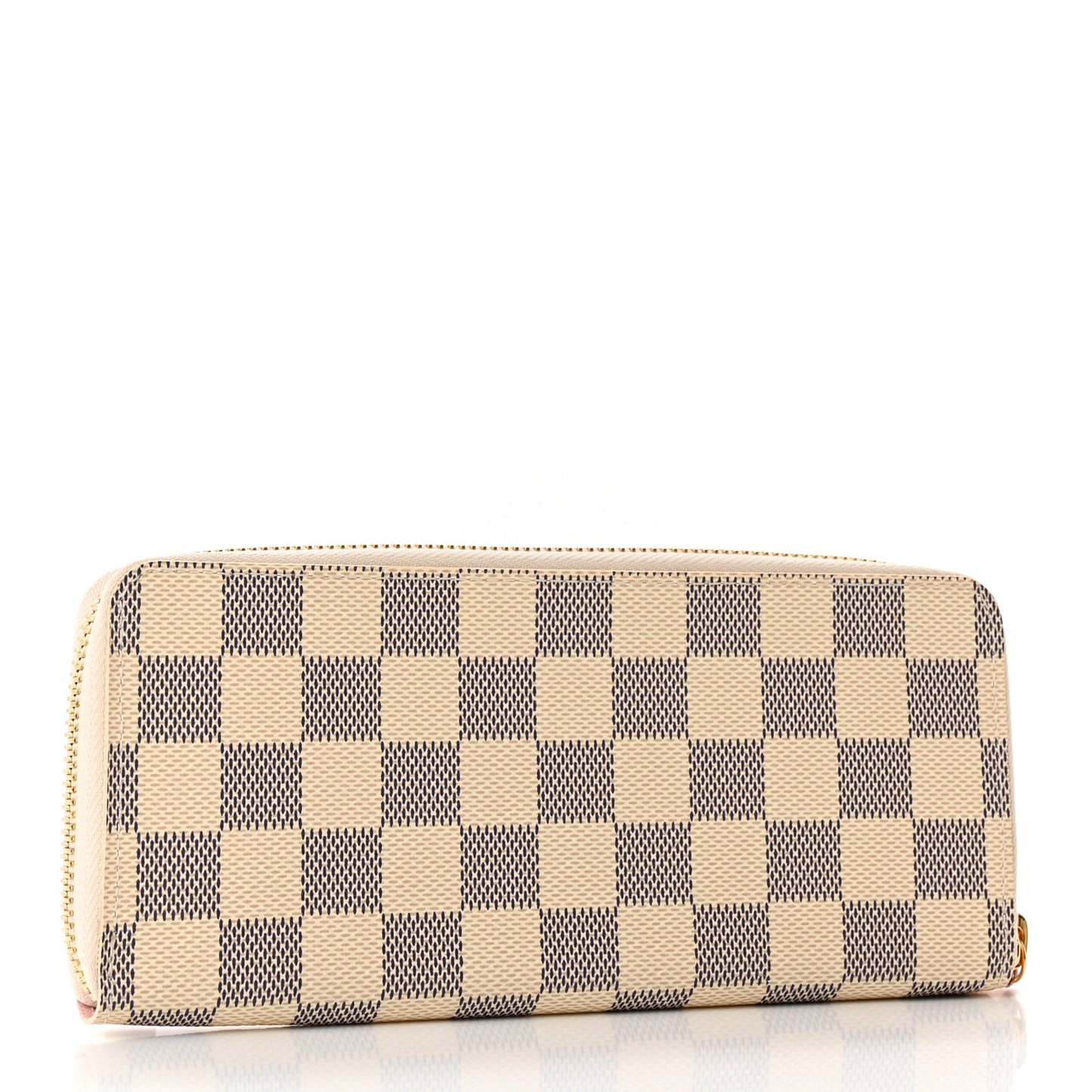 Damier Azur Clemence Wallet Rose Ballerine