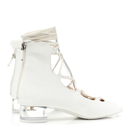 Christian Dior Patent Diorarty 30mm Pumps 39 White 4 of 9