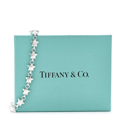 Tiffany Sterling Silver Chain of Stars Bracelet 4 of 4