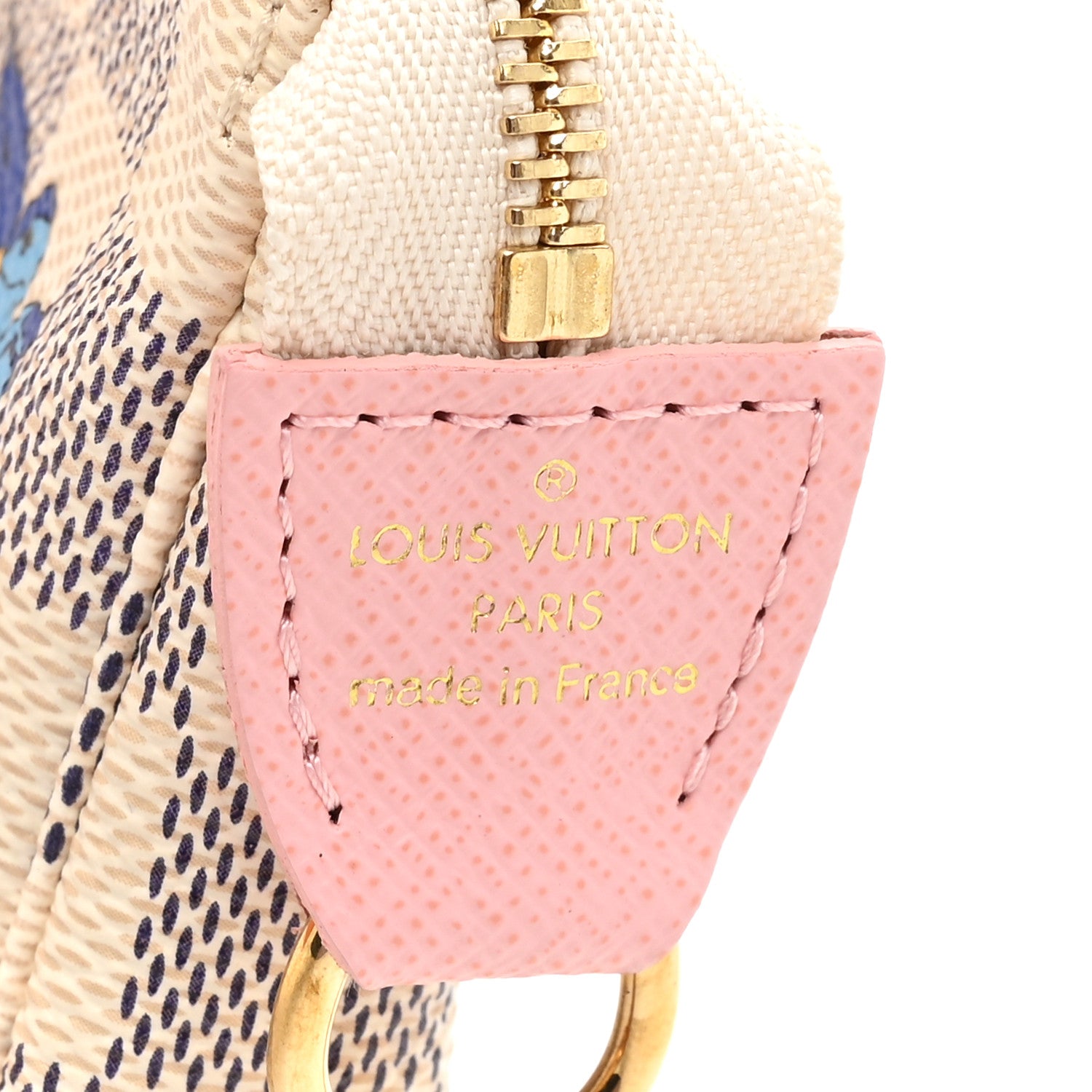 Louis Vuitton Damier Azur 2018 Christmas Animation Mini Pochette Accessories 6 of 9