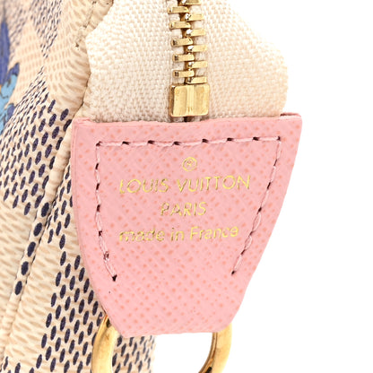 Louis Vuitton Damier Azur 2018 Christmas Animation Mini Pochette Accessories 6 of 9