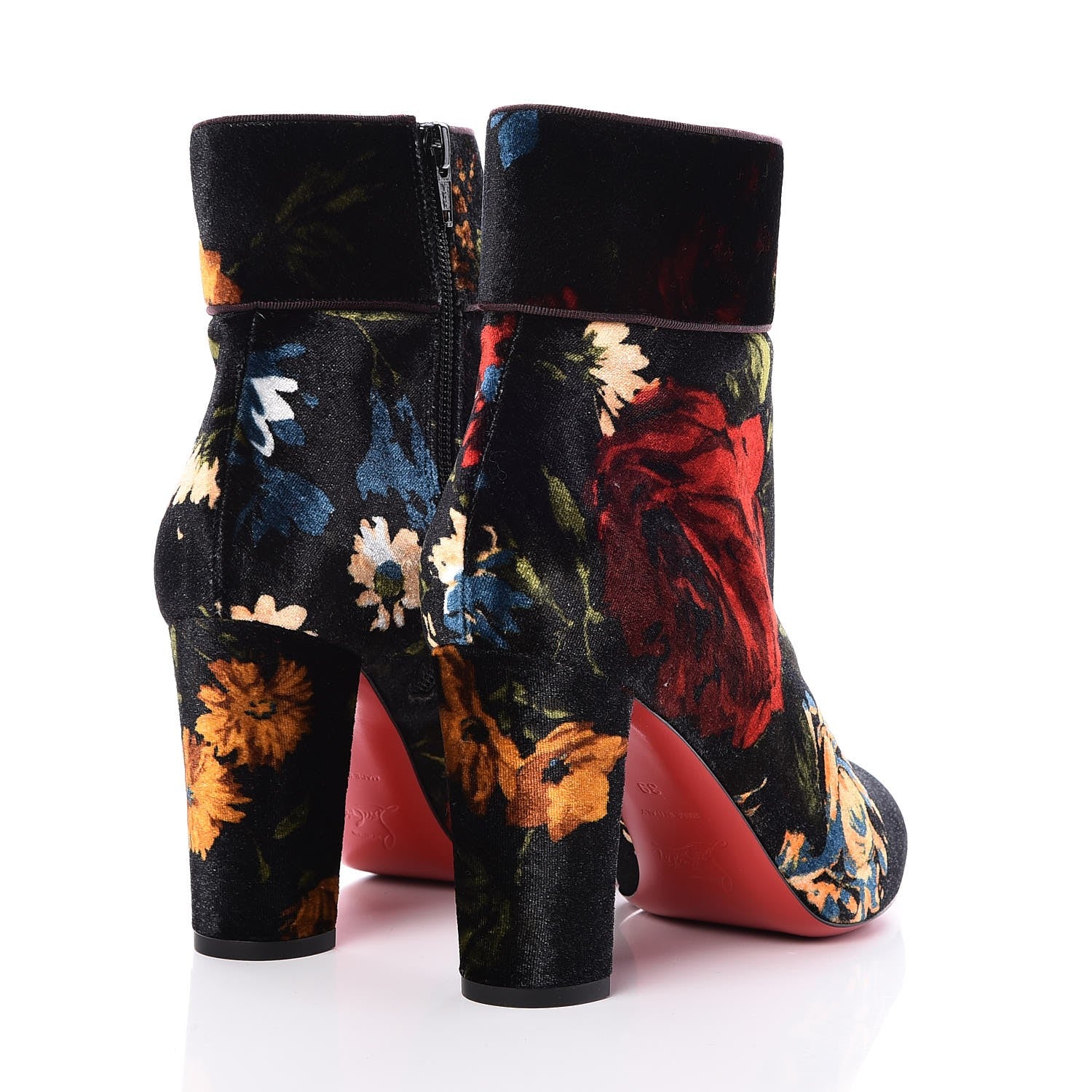 Christian Louboutin Veau Velours Moulamax 85 Booties 39 Black 4 of 8