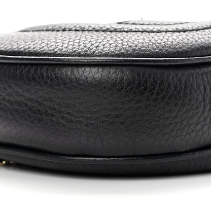 Gucci Pebbled Calfskin Mini Soho Chain Bag Black 9 of 14