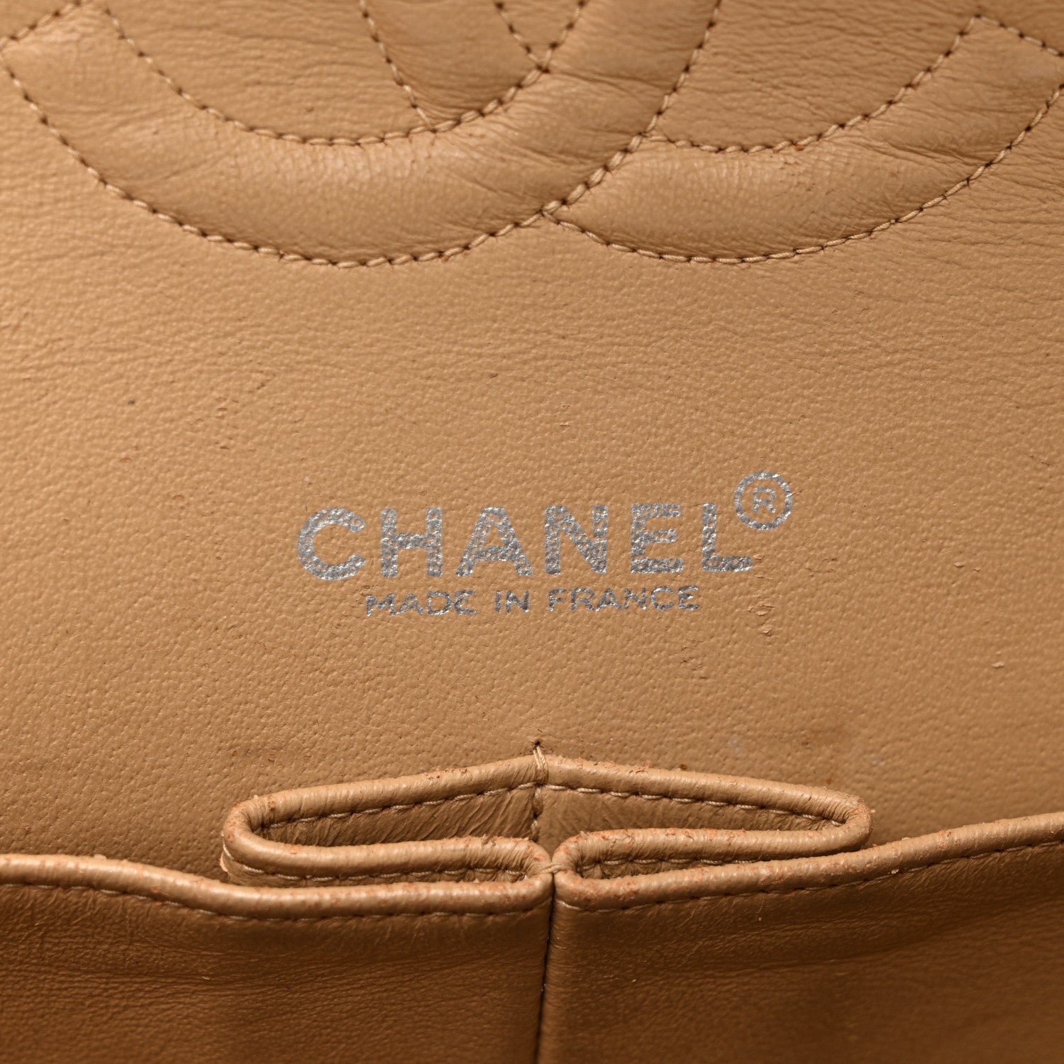 Chanel Jersey Quilted Small Double Flap Beige 6 of 11
