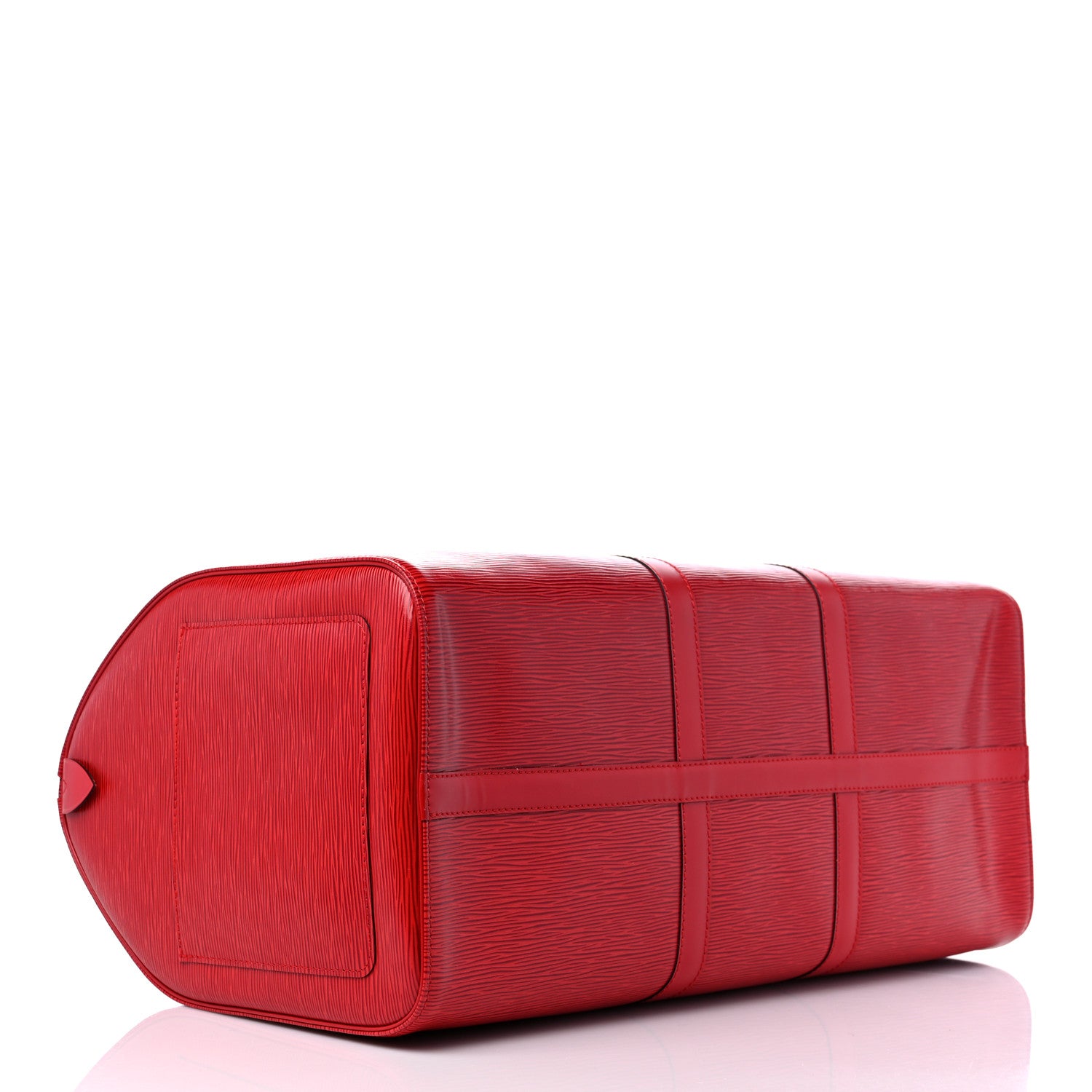 Louis Vuitton Epi Keepall 50 Castillan Red 3 of 9
