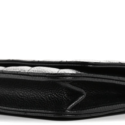 Chanel Caviar Quilted Wallet on Chain WOC Black 11 of 11