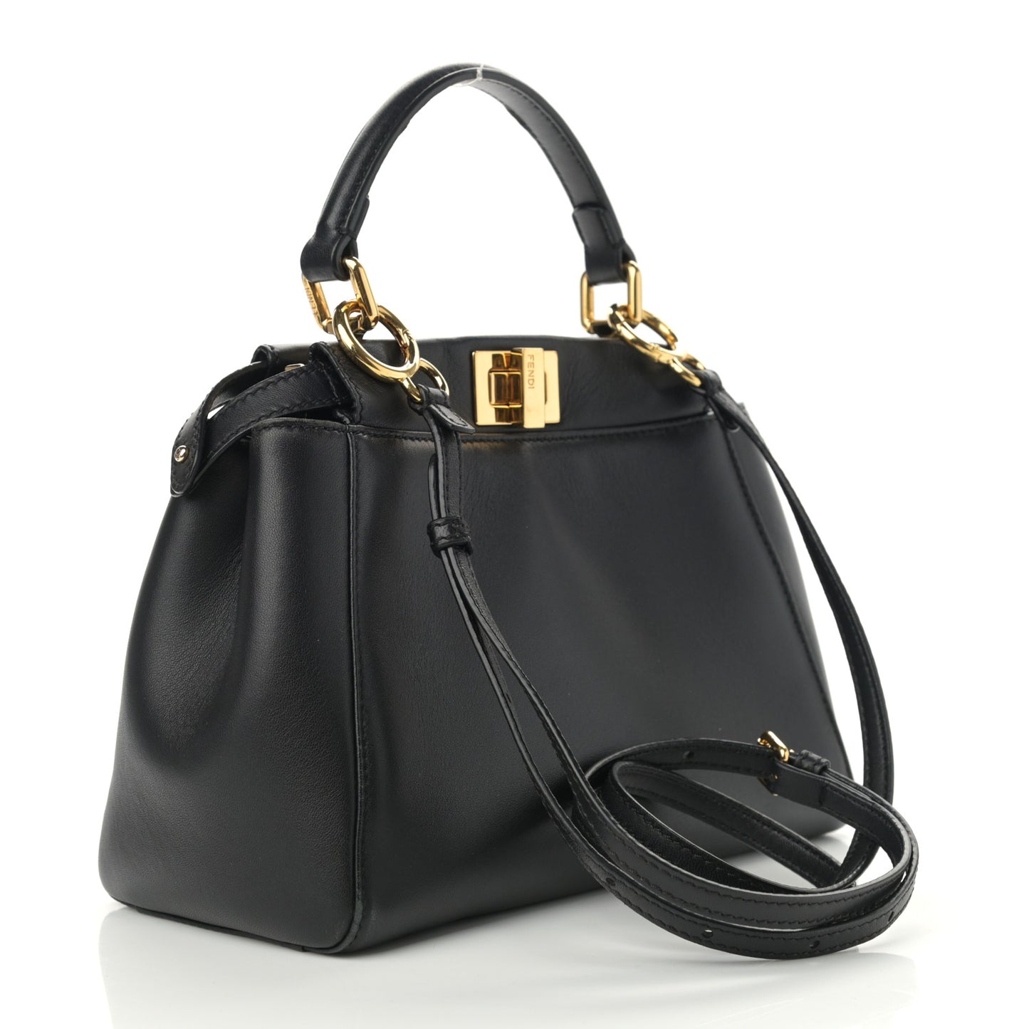 Nappa Mini Peekaboo Iconic Satchel Black