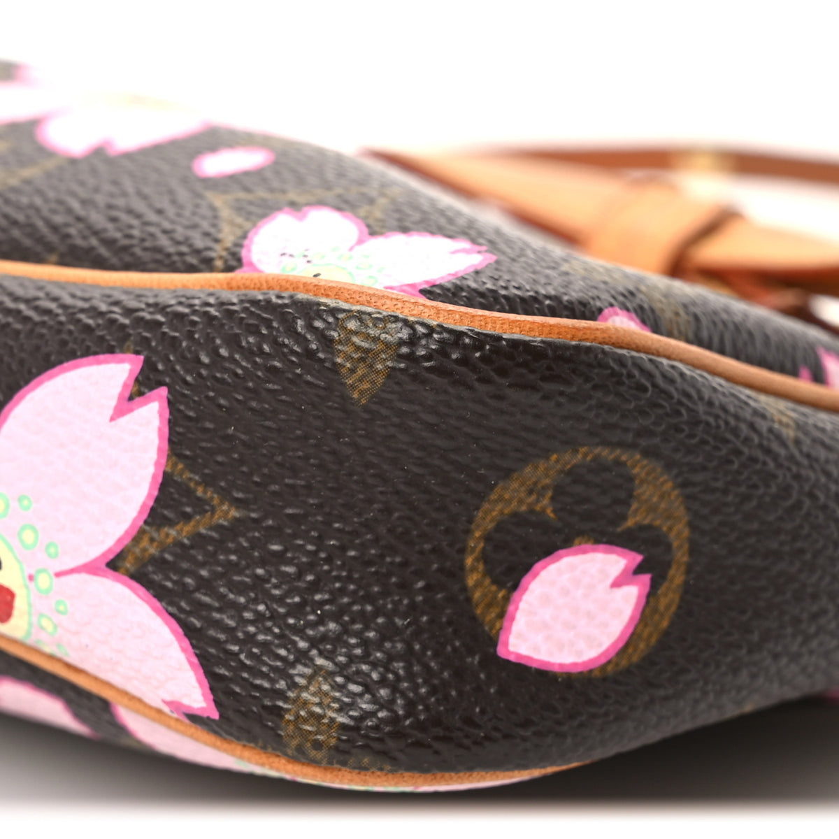 Monogram Cherry Blossom Pochette Accessories Brown
