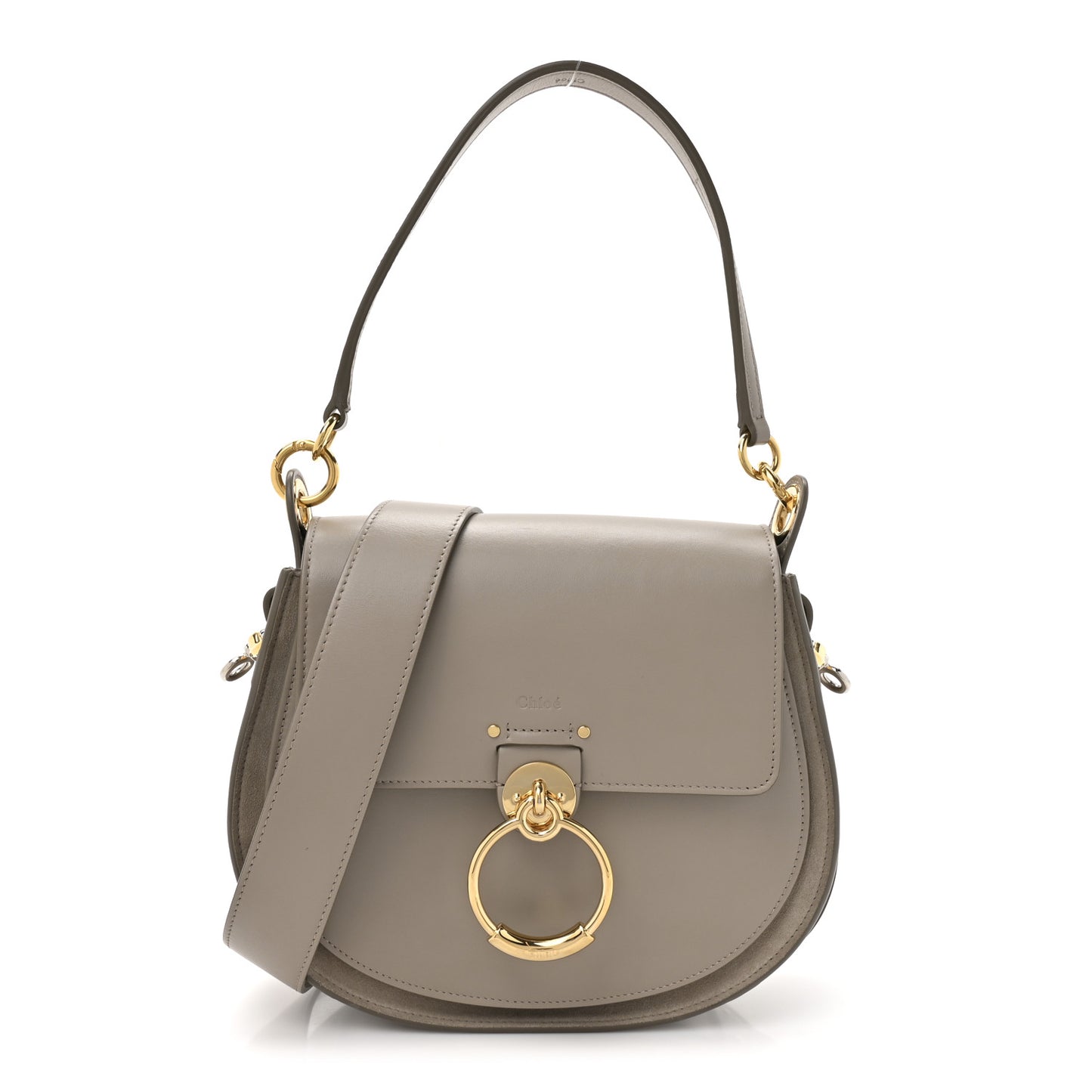 Calfskin Small Tess Bag Motty Grey
