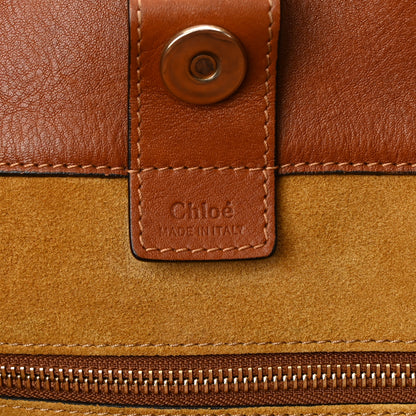 Chloe Smooth Calfskin Medium Milo Shopping Tote Caramel 6 of 7