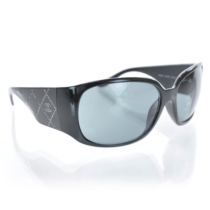 Chanel Crystal CC Logo Sunglasses 5080 B Black 1 of 8