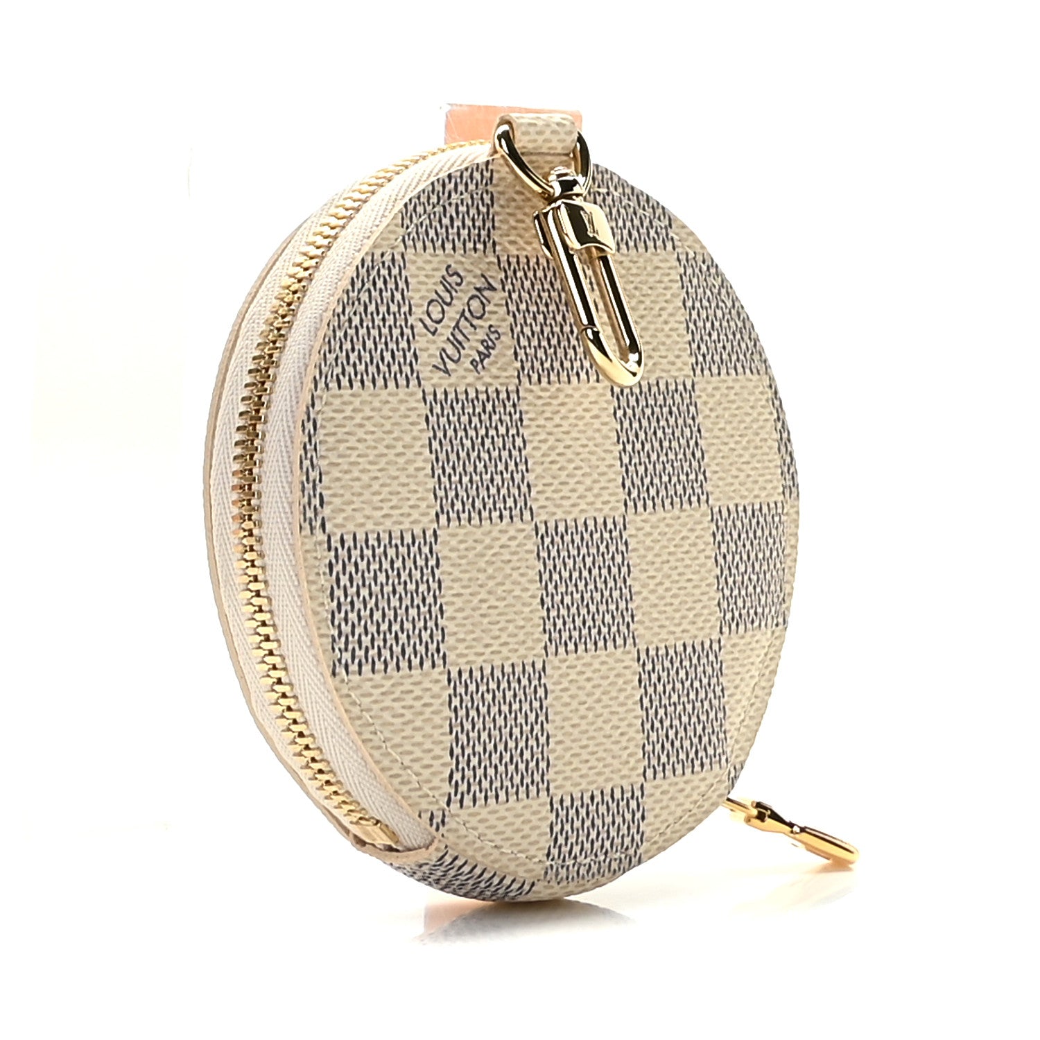 Louis Vuitton Damier Azur 2021 Christmas Animation Hollywood Bag Charm Fuchsia 5 of 10