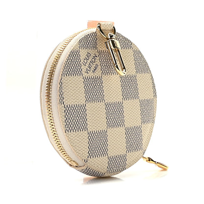 Louis Vuitton Damier Azur 2021 Christmas Animation Hollywood Bag Charm Fuchsia 5 of 10