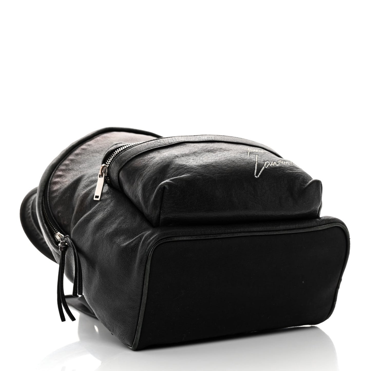 Lambskin Mini Toy City Backpack Black