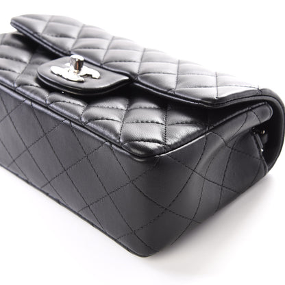Chanel Lambskin Quilted Mini Rectangular Flap Black 6 of 13