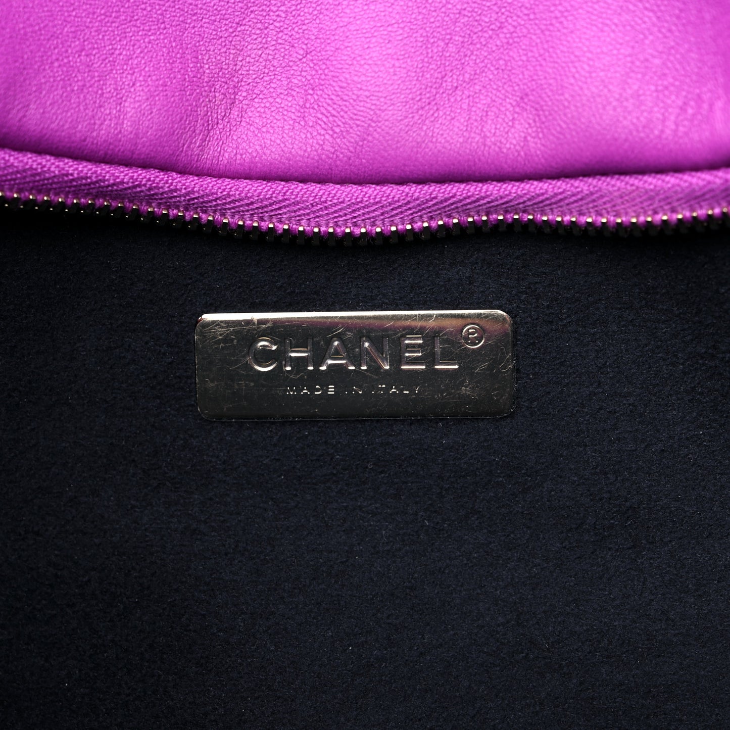 X PHARRELL WILLIAMS Lambskin Oversized Waist Belt Bag Fuchsia