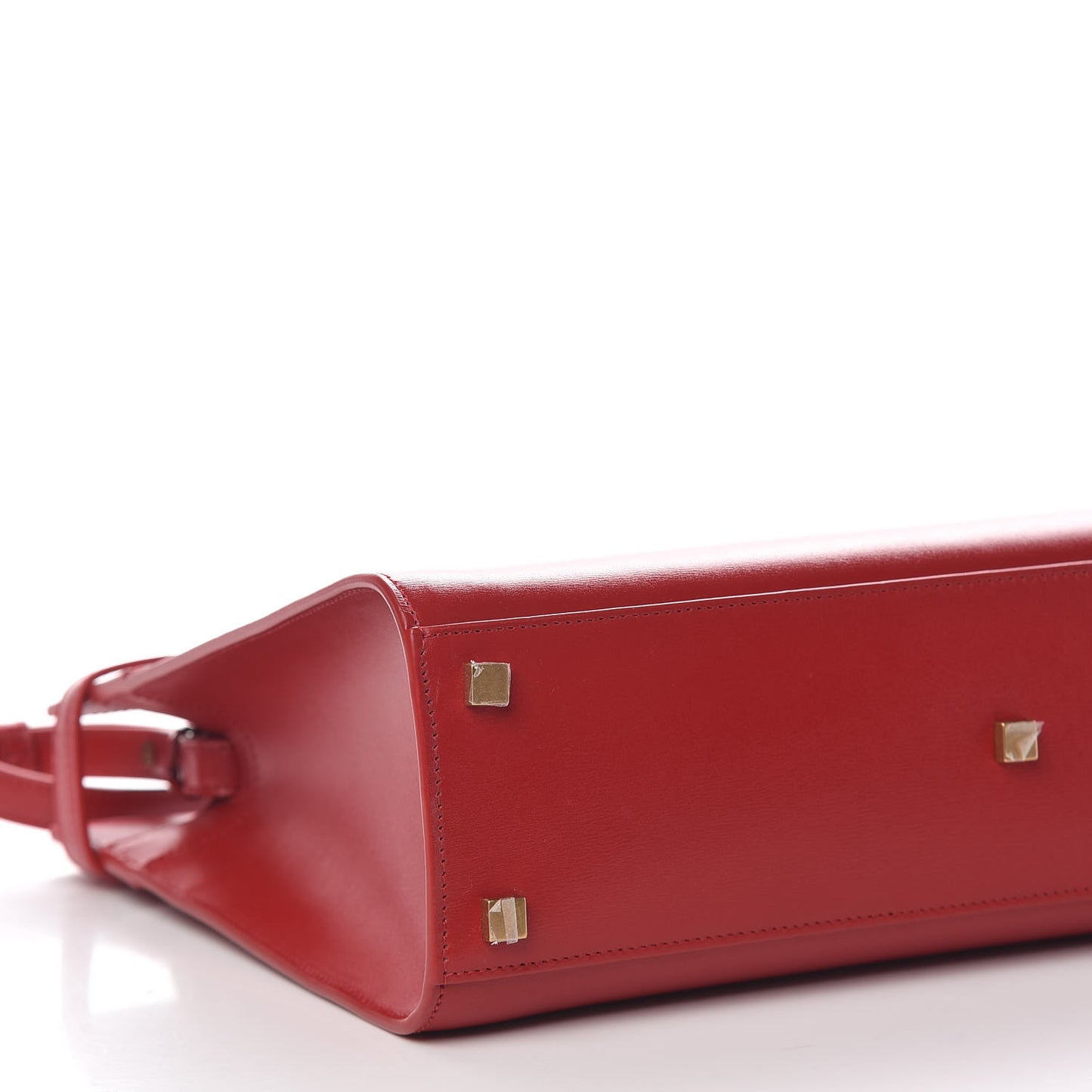 Calfskin Small Manhattan Shopper Tote Red