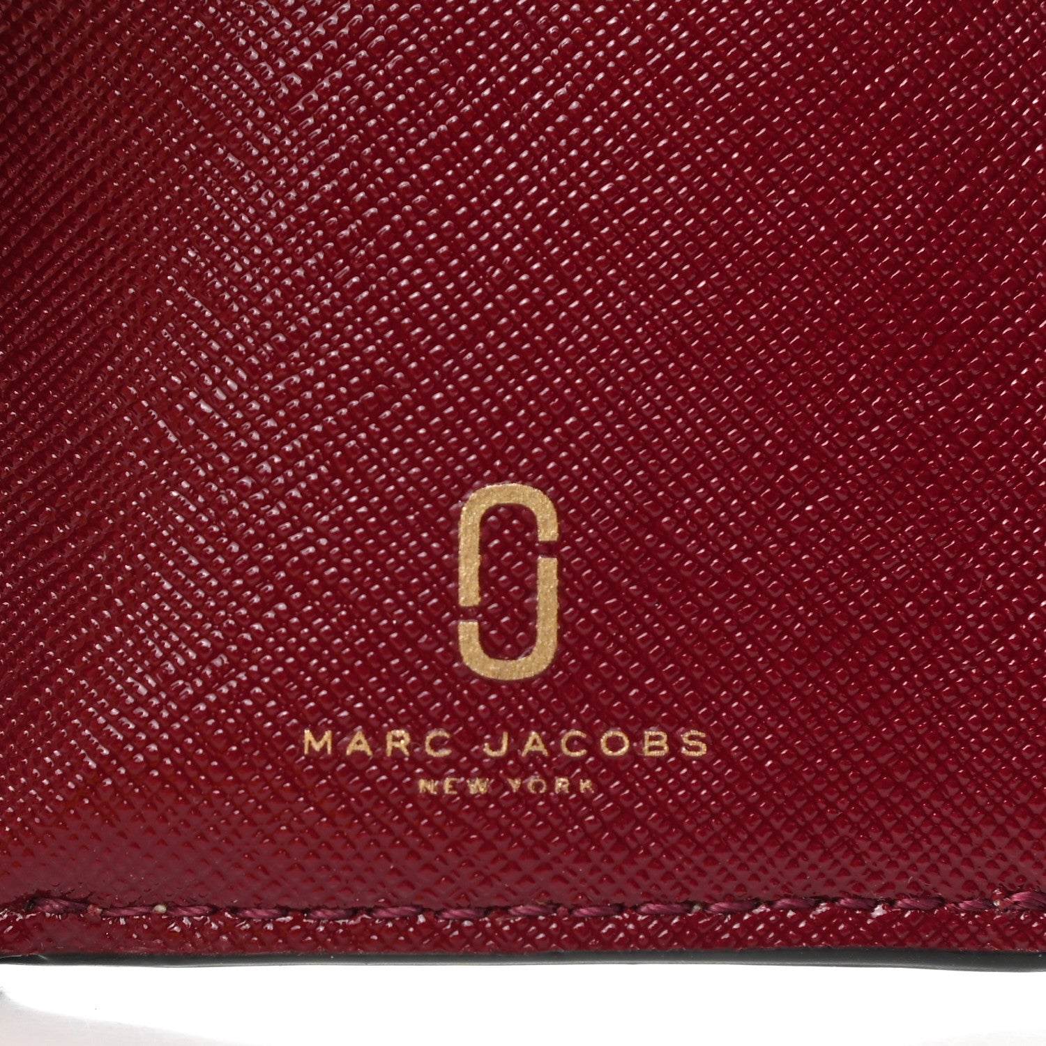 Marc Jacobs Saffiano The Mini Trifold Wallet Beige Multicolor 6 of 7