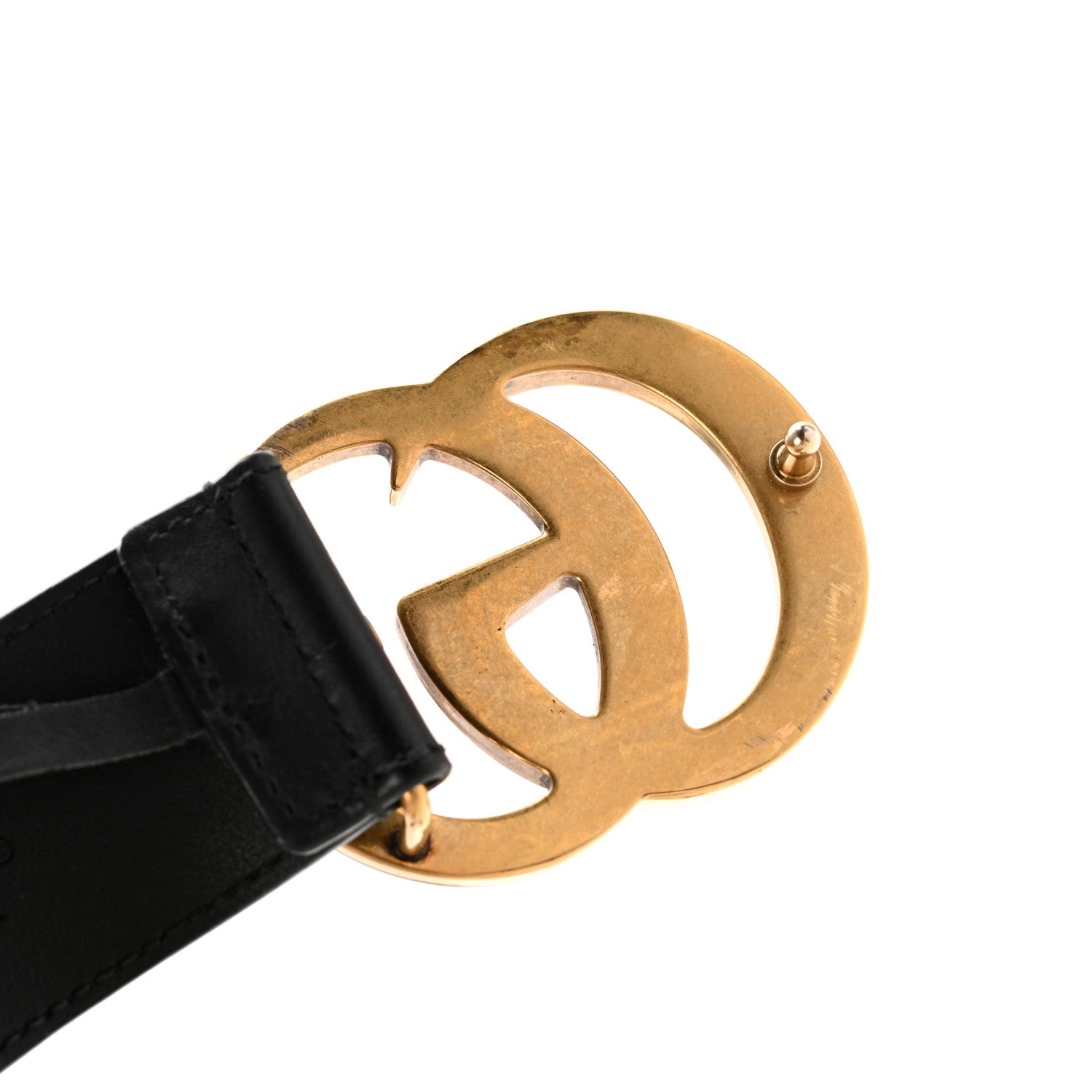 Gucci Calfskin Double G 40mm Belt 100 40 Black 5 of 7