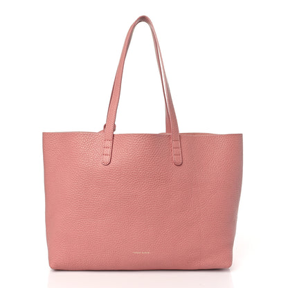 Mansur Gavriel Tumbled Calfskin Small Shopping Tote Blush 1 of 11