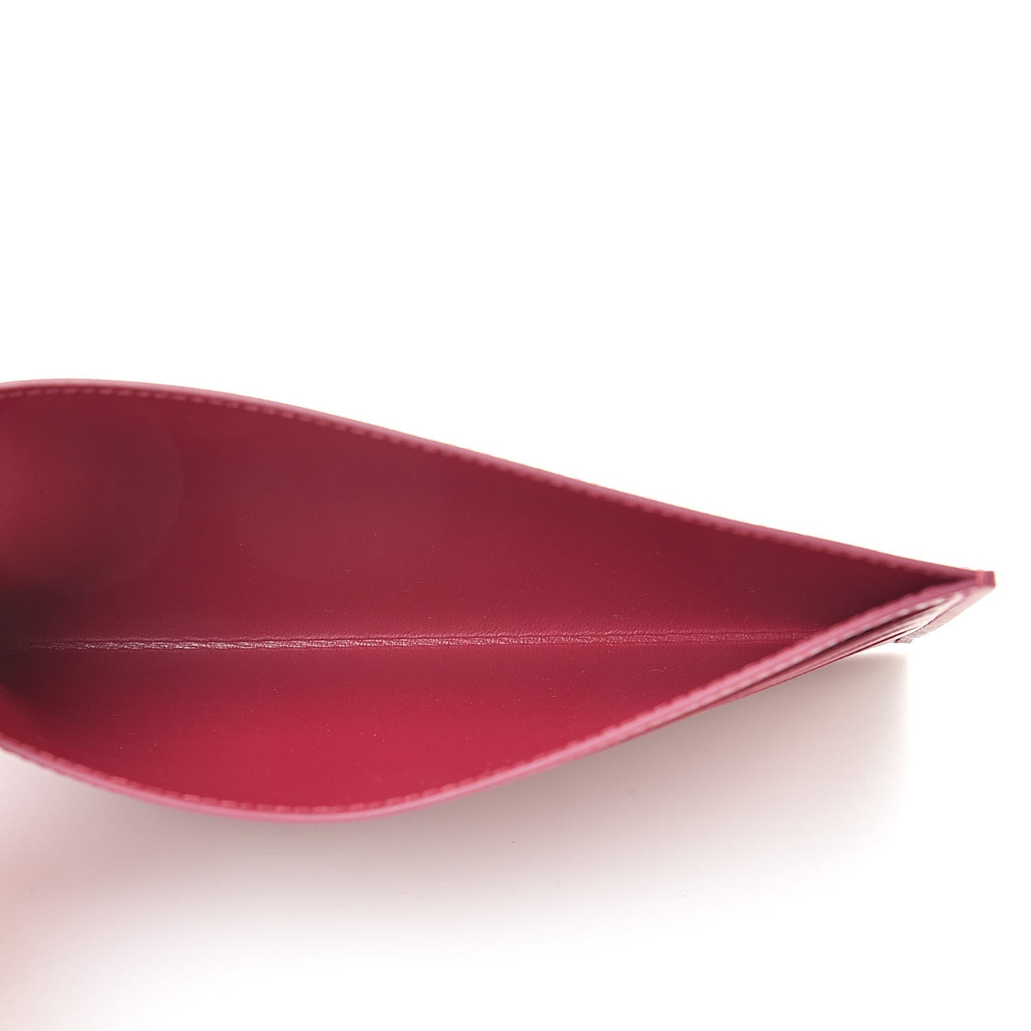 Calfskin Felicie Card Holder Insert Fuchsia