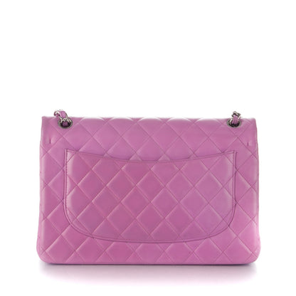Chanel Lambskin Quilted Jumbo Double Flap Light Purple 5 of 10