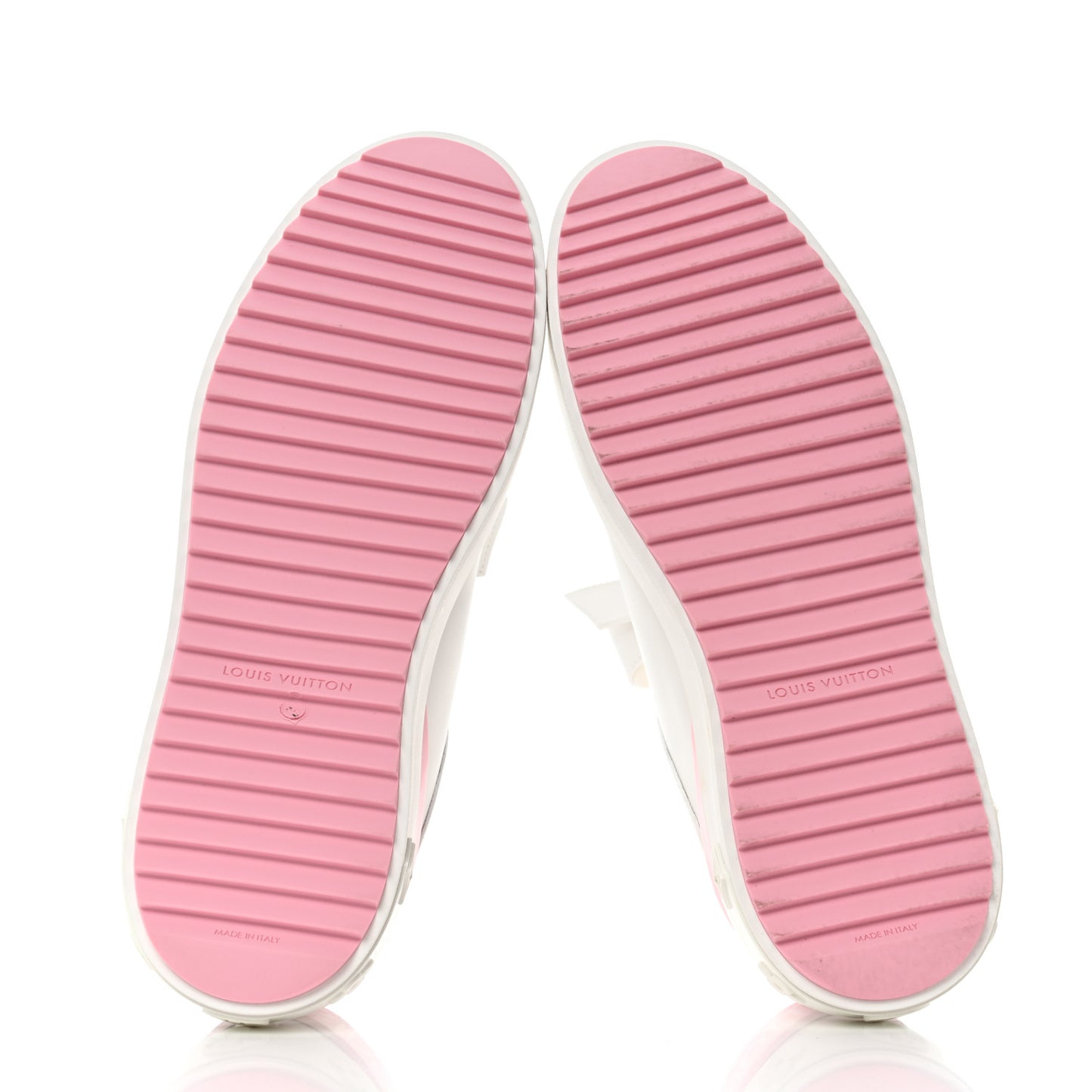 Calfskin Time Out Bow Sneakers 41 White Pink