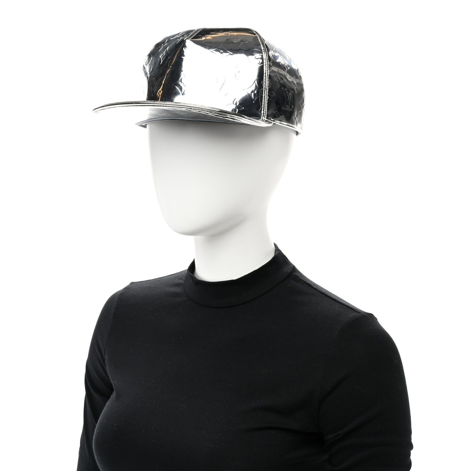 Louis Vuitton Monogram Mirror Mirror Cap 58 Silver 2 of 8