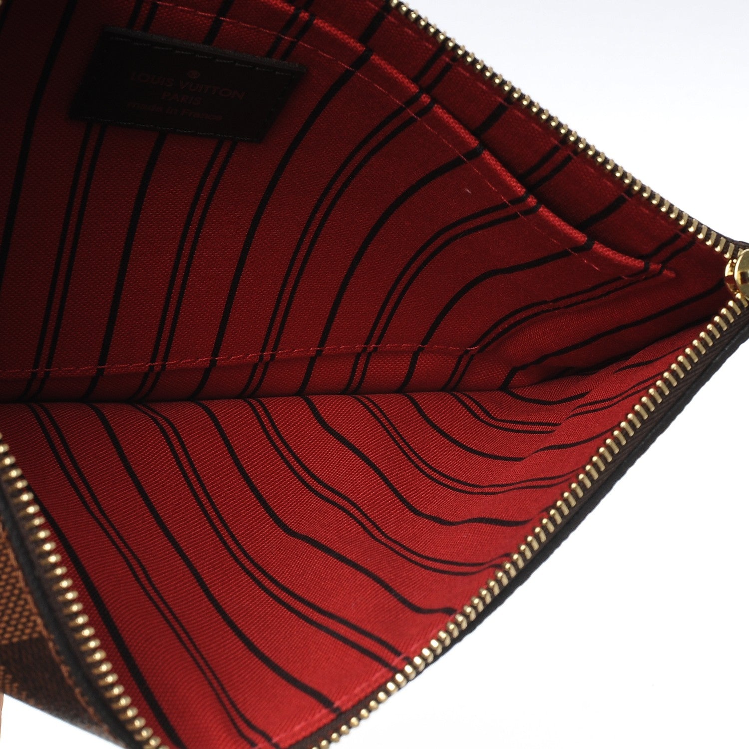 Louis Vuitton Damier Ebene Neverfull MM GM Pochette 5 of 7