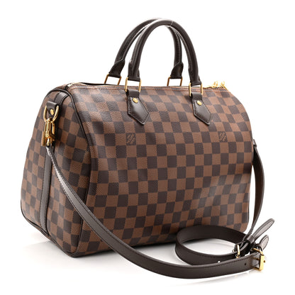 Louis Vuitton Damier Ebene Speedy Bandouliere 30 3 of 10