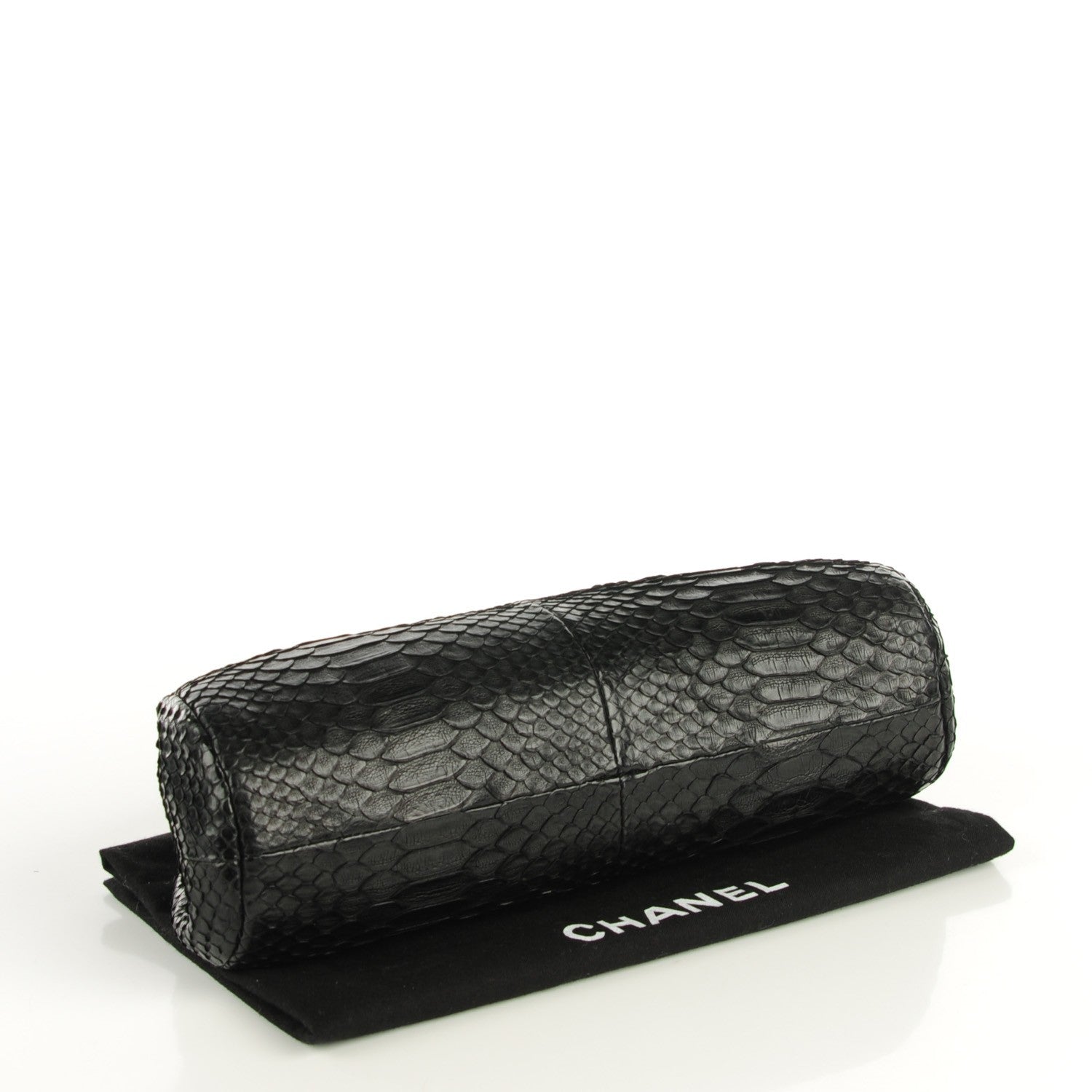Chanel Python Timeless Clutch Black 4 of 7