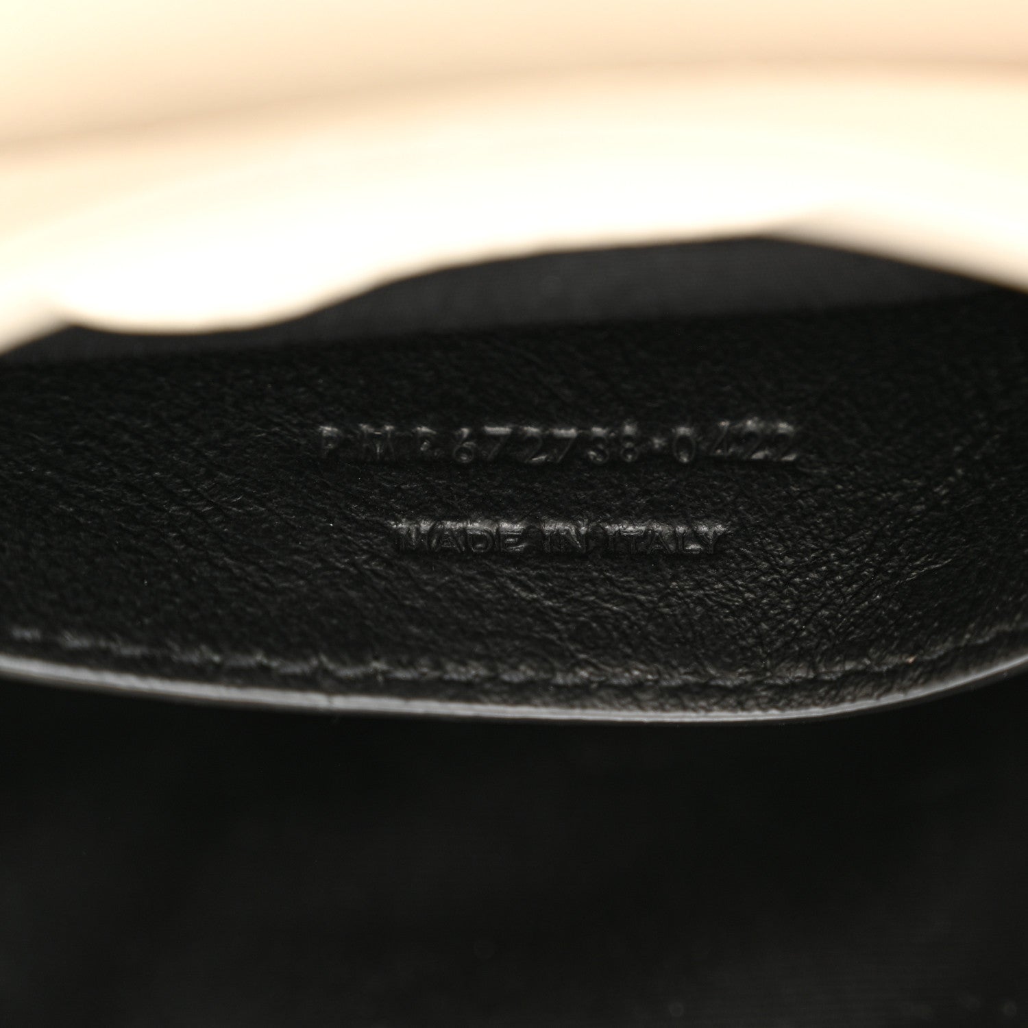 Saint Laurent Lambskin Quilted Monogram Mini Nolita Crema Soft 7 of 11