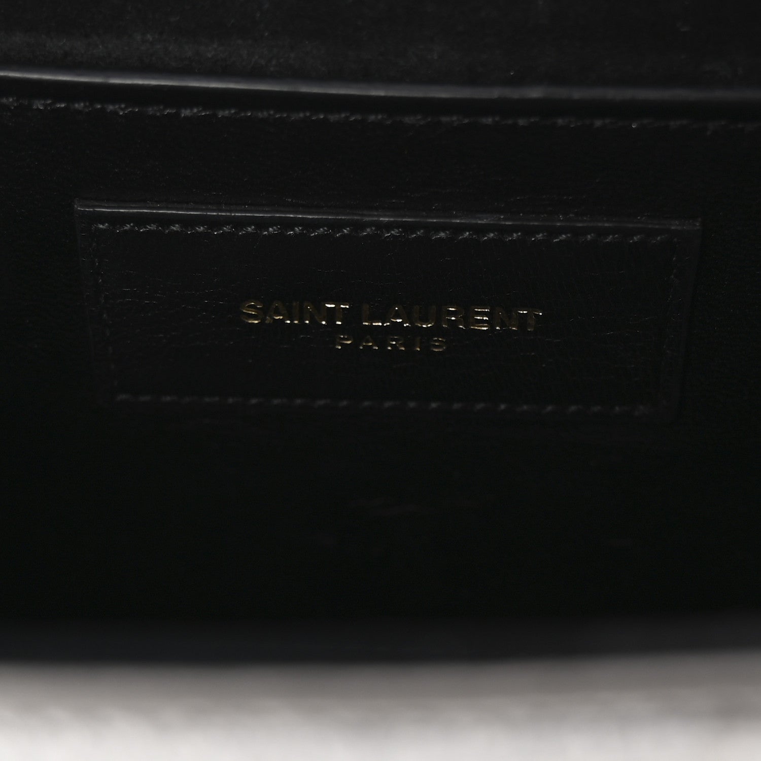 Saint Laurent Textured Metallic Calfskin Classic Monogram Cassandre Clutch Silver 6 of 6
