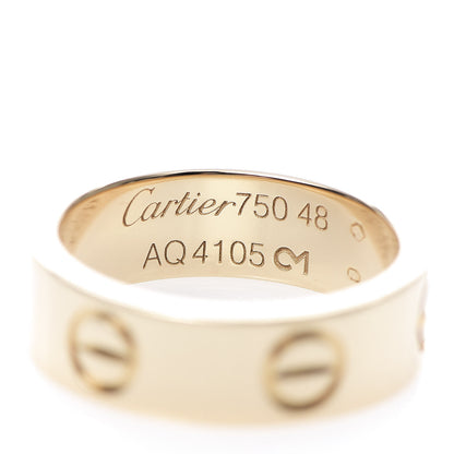 Cartier 18K Yellow Gold 5.5mm LOVE Ring 48 4.5 4 of 4