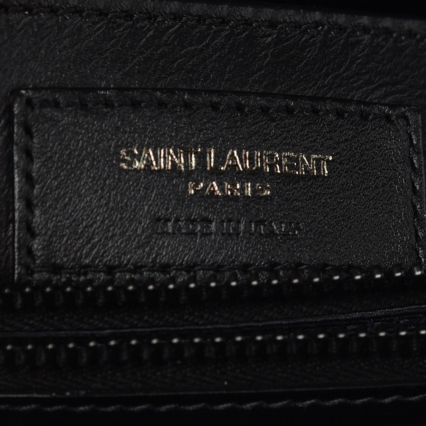 Calfskin Y Quilted Monogram Small Loulou Chain Satchel Black