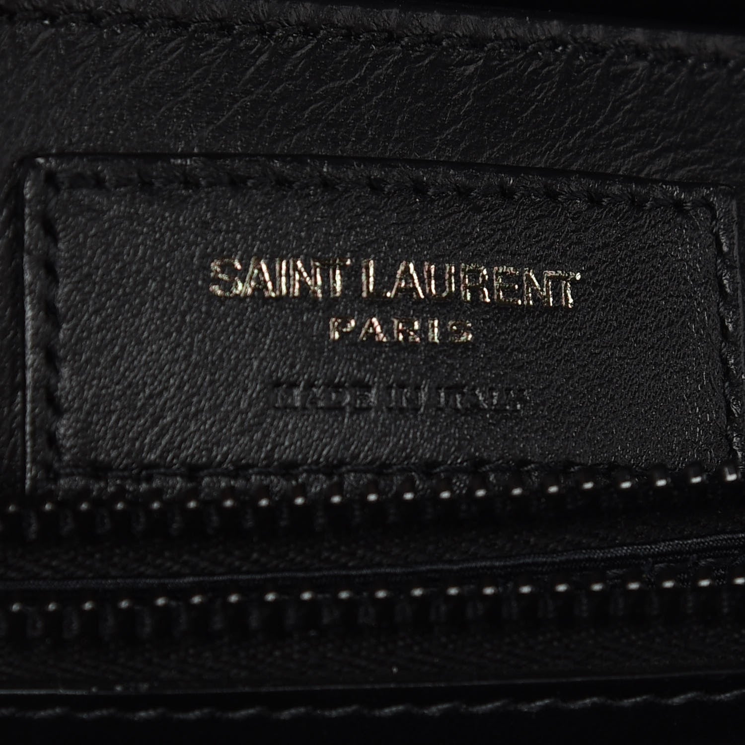 Saint Laurent Calfskin Y Quilted Monogram Small Loulou Chain Satchel Black 6 of 8