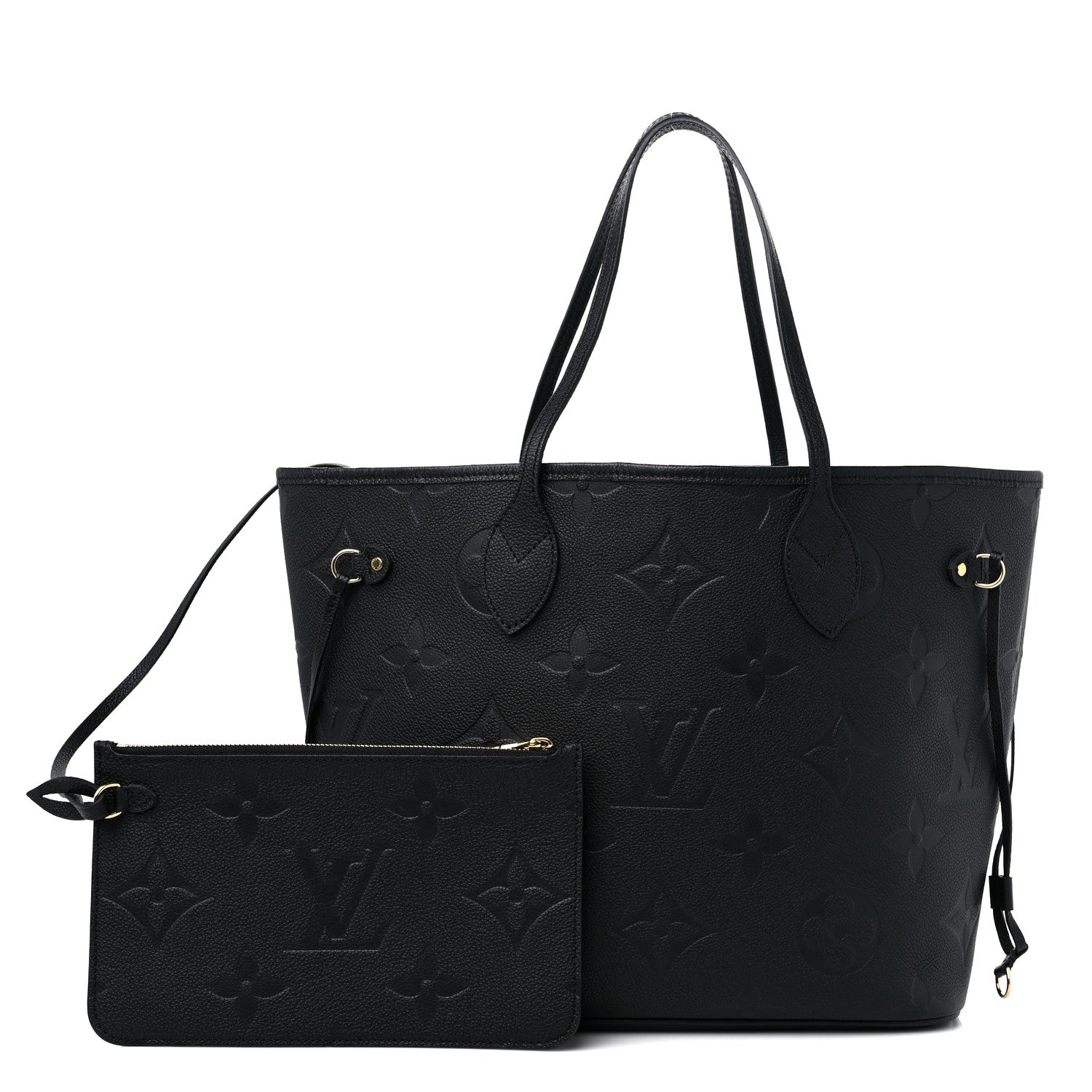 Louis Vuitton Empreinte Monogram Giant Neverfull MM Black 1 of 9