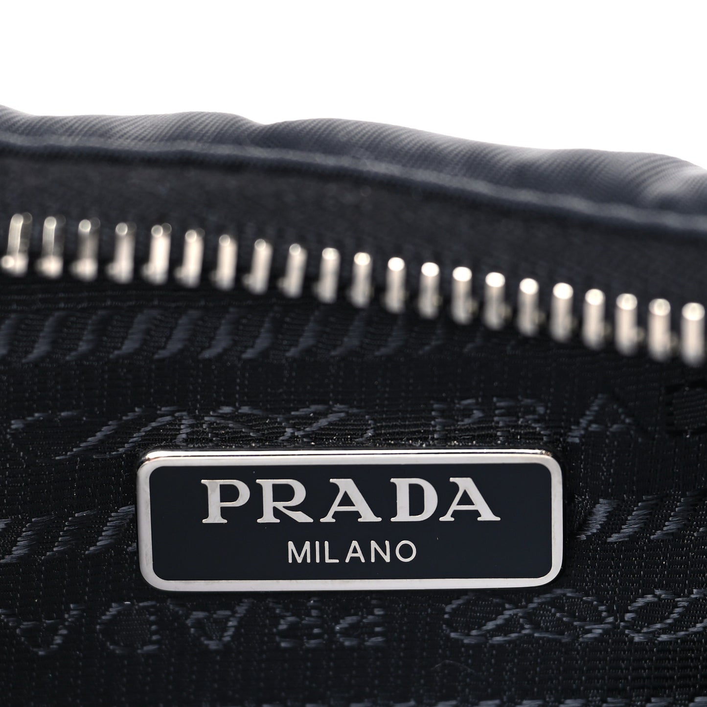 Tessuto Nylon Saffiano Mini Re-Edition 2005 Bag Black