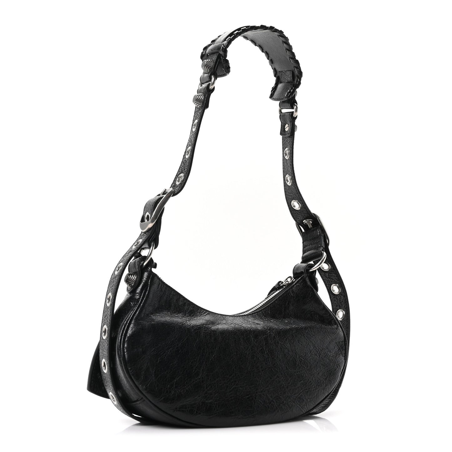 Agneau Arena Le Cagole Shoulder Bag XS Black