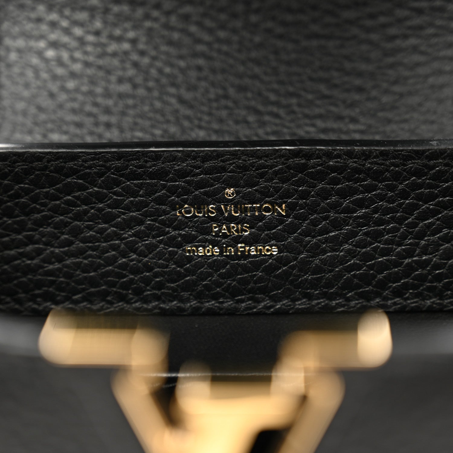 Louis Vuitton Taurillon Capucines Mini Black 7 of 11