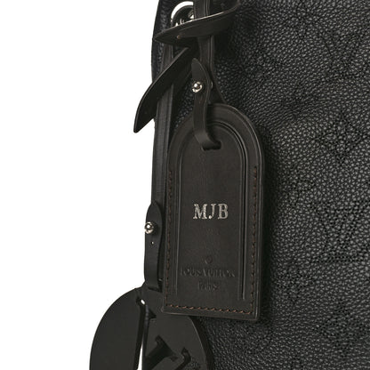 Louis Vuitton Mahina Beaubourg Hobo MM Black 9 of 9