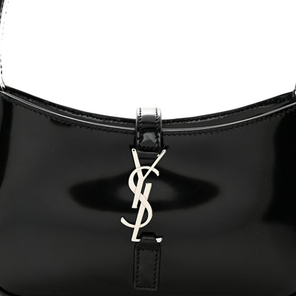 Saint Laurent Patent Calfskin Le 5 A 7 Mini Hobo Black 8 of 10