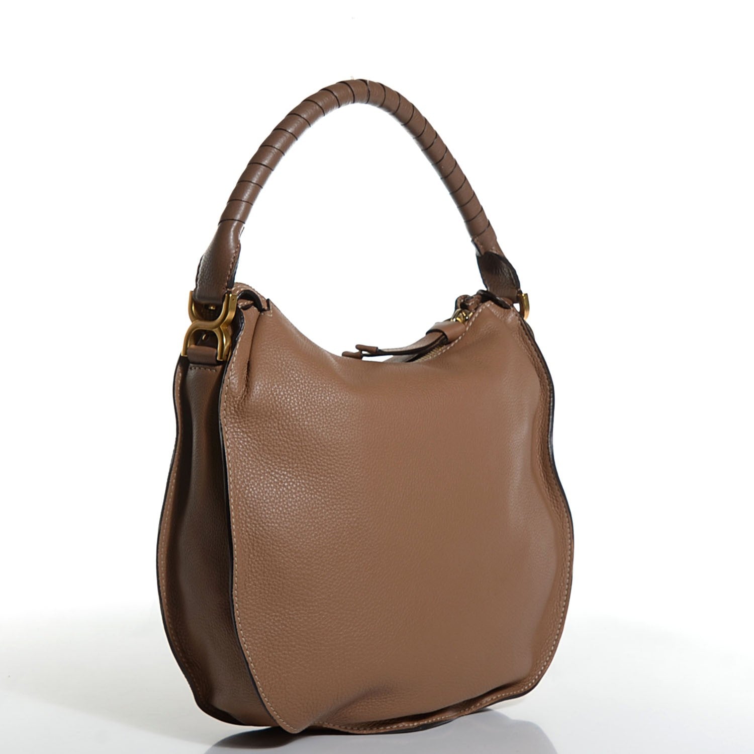 Chloe Calfskin Medium Marcie Hobo Nut 3 of 9