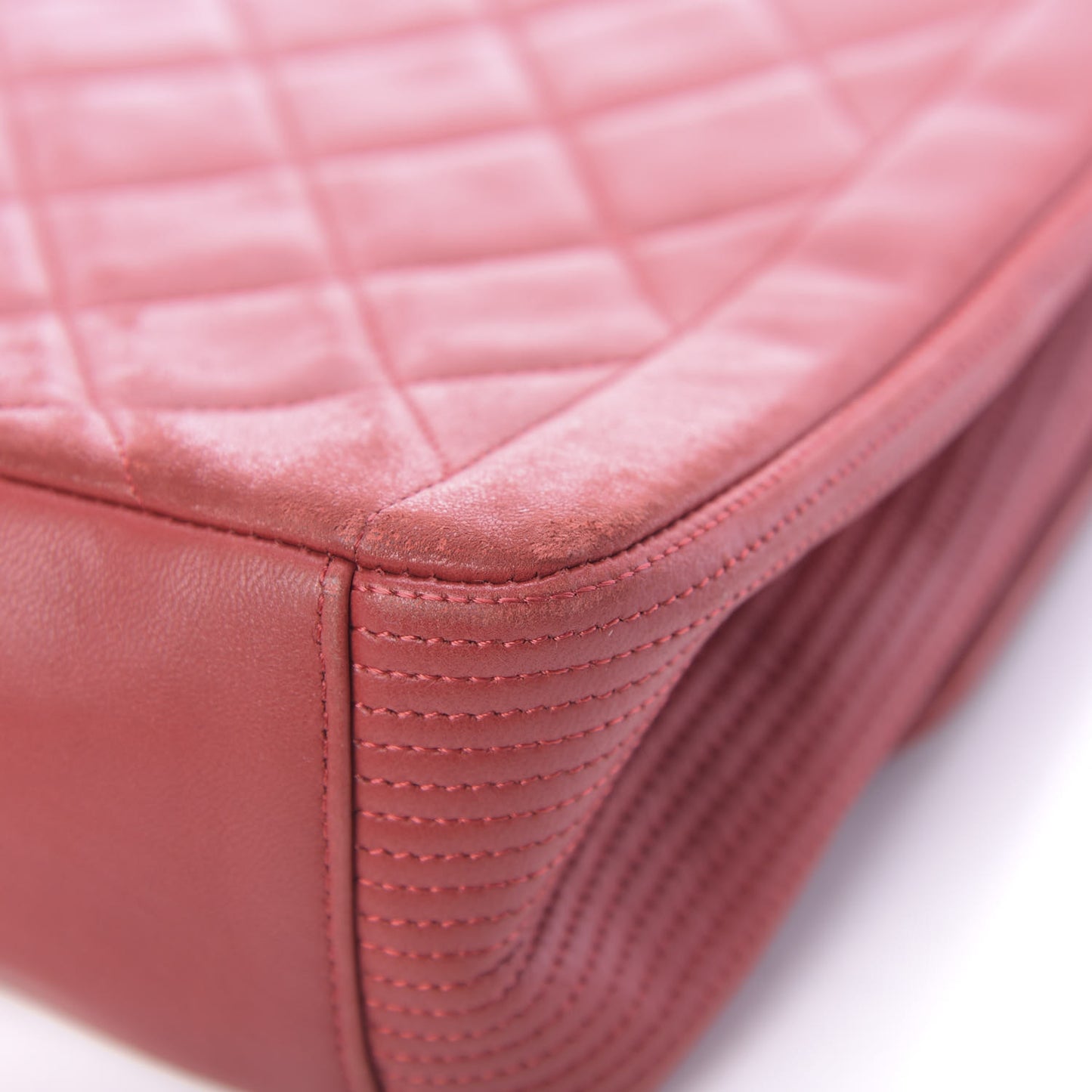 Lambskin Large Coco Rider Flap Red