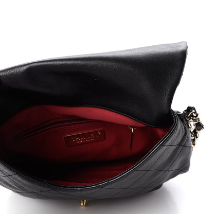 Chanel Calfskin Stitched Messenger Flap Black 5 of 9
